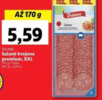 Lidl Salami premium plastry dulano oferta