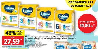 Lidl Mleko 2 bebiko oferta