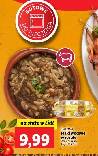 Lidl Flaki wołowe w rosole smak mak oferta