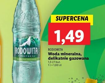 Woda delikatnie gazowana rodowita z roztocza