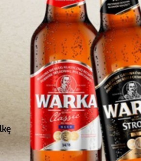 Żabka Warka classic piwo jasne 500 ml oferta