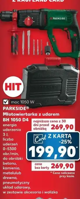 Kaufland Młotowiertarka parkside oferta