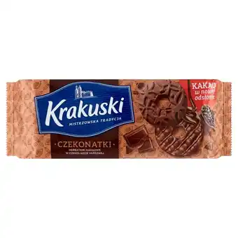 Rabat Krakuski czekonatki herbatniki kakaowe w czekoladzie mlecznej 165 g oferta