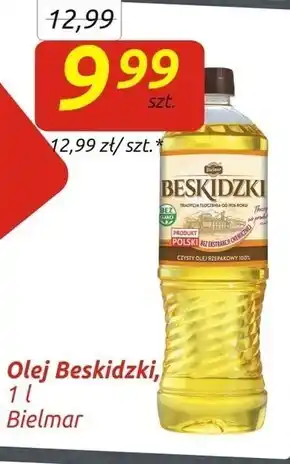 Społem Bielmar beskidzki czysty olej rzepakowy 100% 1 l oferta