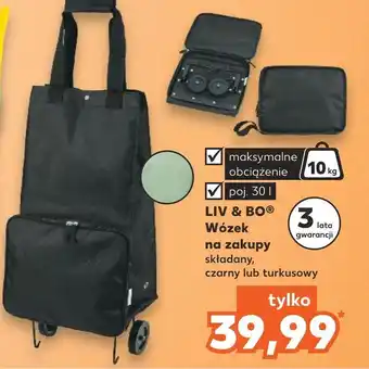 Kaufland Wózek na zakupy liv & bo oferta
