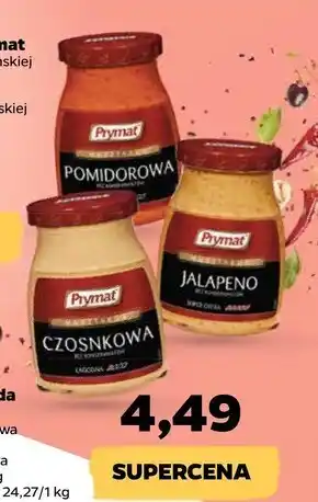 Netto Prymat musztarda stołowa 185 g oferta