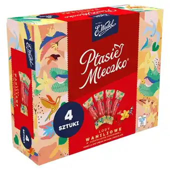 Prim Market E. wedel ptasie mleczko lody waniliowe 360 ml (4 x 90 ml) oferta