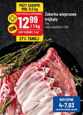 Polomarket Żeberka wieprzowe oferta