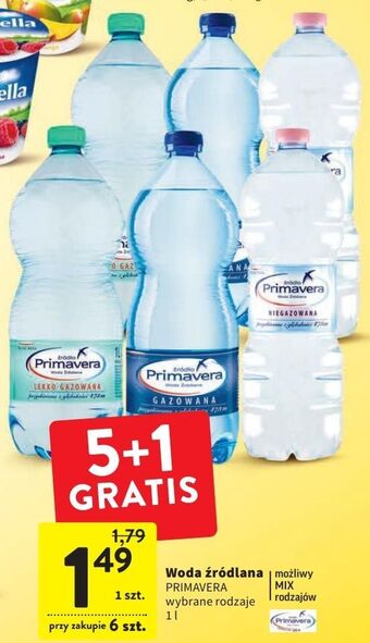 Intermarche Woda gazowana primavera oferta