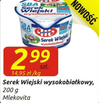 Społem Serek wiejski mlekovita oferta