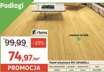 Leroy Merlin Panel podłogowy artens oferta