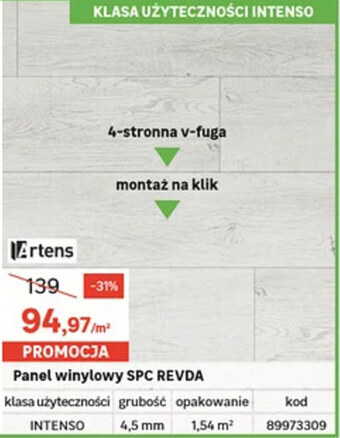 Leroy Merlin Panel podłogowy artens oferta
