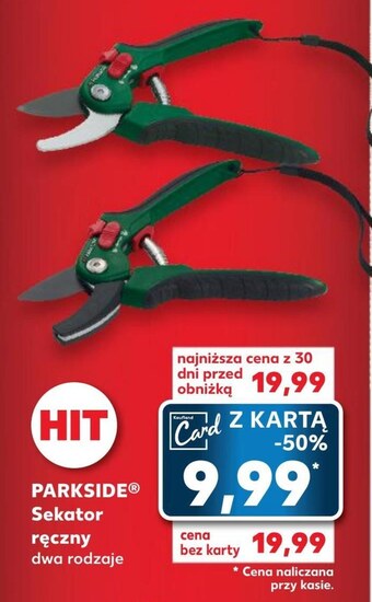 Kaufland Sekator parkside oferta