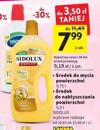 Intermarche Płyn do ochrony i nabłyszczania paneli sidolux expert oferta