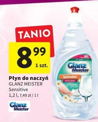 Intermarche Płyn do naczyń sensitive glanzmeister oferta
