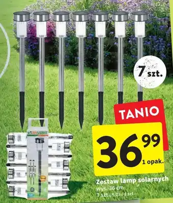 Lampy solarne 36 cm