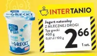 Intermarche Jogurt naturalny z mlecznej drogi oferta