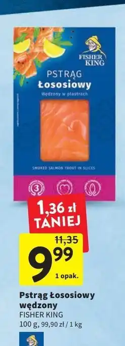 Pstrąg łososiowy wędzony na zimno fisher king