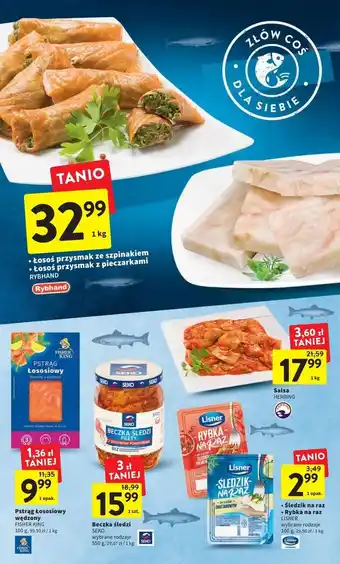 Intermarche Przysmak z łososia pieczarkami rybhand oferta