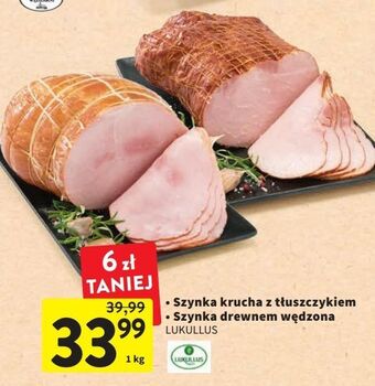 Intermarche Szynka drewnem wędzona lukullus oferta