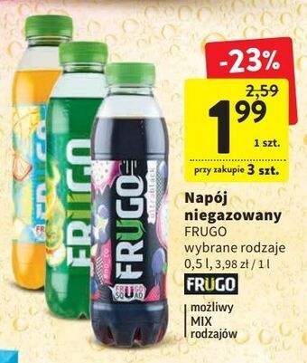 Intermarche Napój zielony frugo oferta