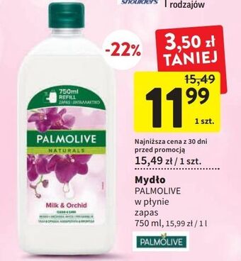 Intermarche Mydło w płynie milk & orchid palmolive naturals oferta