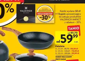 Intermarche Patelnia impact 28 cm valdinox oferta