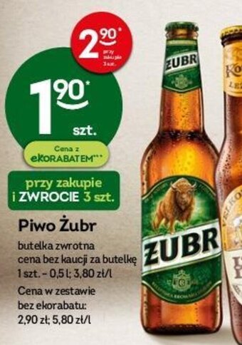 Żabka Żubr Piwo 0,5l oferta