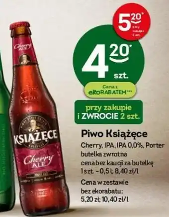 Żabka Książęce Piwo Cherry, IPA, IPA 0,0%, Porter 0,5l oferta