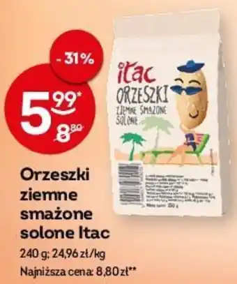 Żabka Itac Orzeszki ziemne smażone solone 240g oferta