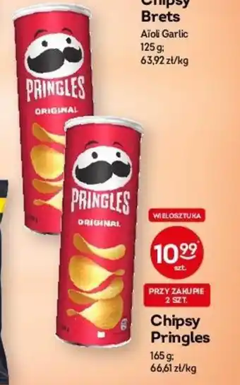 Żabka Pringles Chipsy 165g oferta