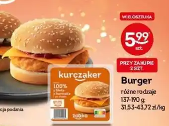 Żabka Burger Kurczaker 137-190g oferta