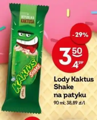 Żabka Kaktus Shake Lody na patyku 90ml oferta