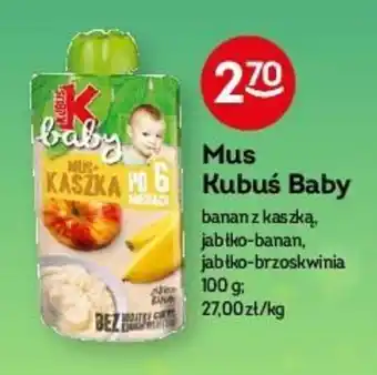 Żabka Kubuś mus baby 100g oferta