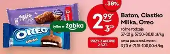 Żabka Milka, Oreo baton ciastko 37-52g oferta