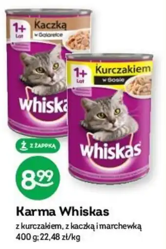 Żabka Whiskas karma 400g oferta