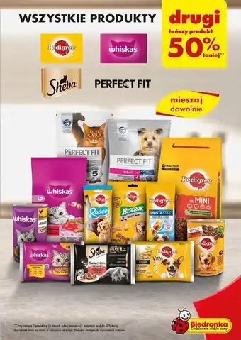 Biedronka Pedigree, Whiskas, Sheba, Perfect fit Wszystkie produkty oferta