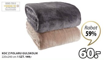 JYSK Koc z polaru Gulskolm 220x240cm oferta