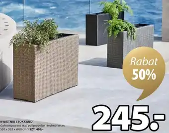 JYSK Kwietnik stokkand S30xD83xW60cm oferta