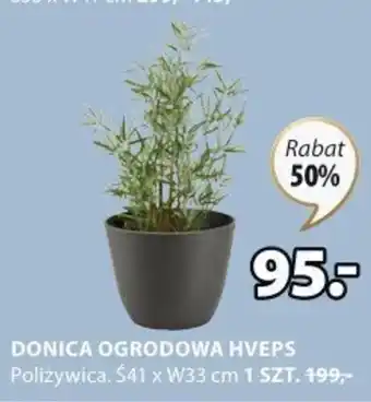 JYSK Donica ogrodowa Hveps Ś41xW33cm oferta