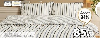 JYSK Komplet pościeli 140x200cm + 70x80cm oferta