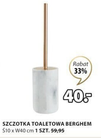JYSK Szczotka toaletowa berghem Ś10xW40cm oferta