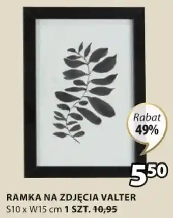 JYSK Ramka na zdjęcia Valter S10xW15cm oferta