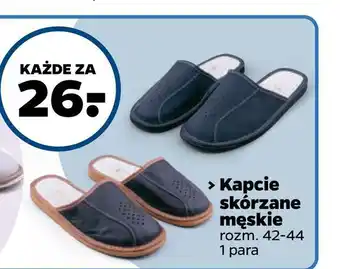 Netto Kapcie skórzane męskie oferta