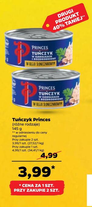 Netto Tuńczyk princes oferta