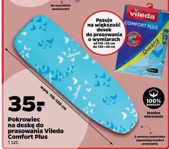 Netto Pokrowiec na deskę do prasowania vileda comfort plus oferta