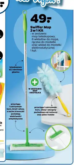 Netto Swiffer mop 2 w 1 kit oferta