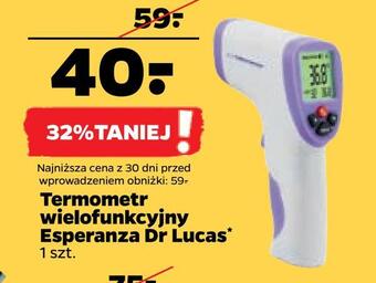 Netto Termometr wielofunkcyjny esperanza dr lucas oferta