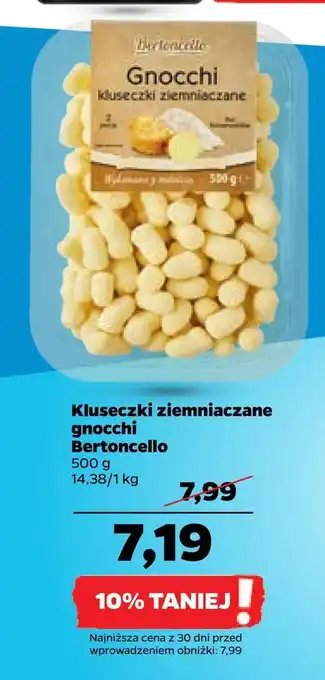Netto Kluseczki ziemniaczane gnocchi bertoncello oferta