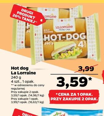 Netto Hot dog la lorraine oferta